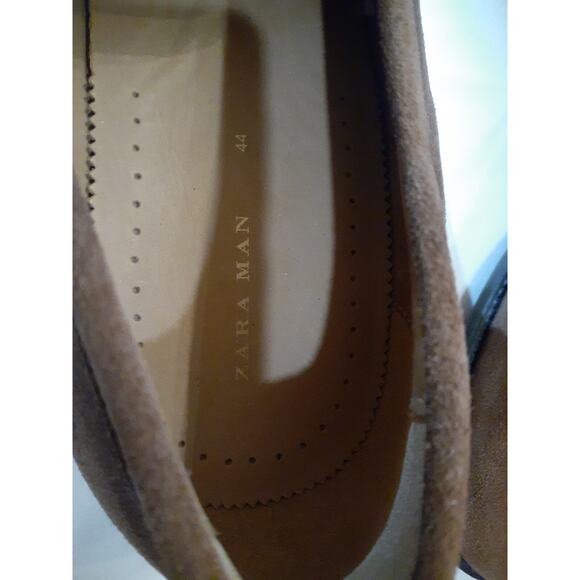 Zara New York Men Tassel Suede Leather Moccasin Slip on Dress Shoes New 10.5 main image 7